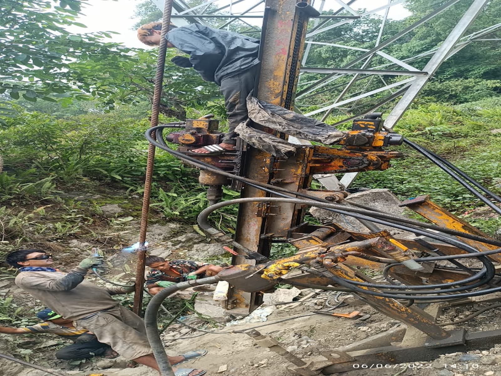 Upper Tamakoshi TL Towers 39 & 40 – Slope Protection & Micro-Piling Works