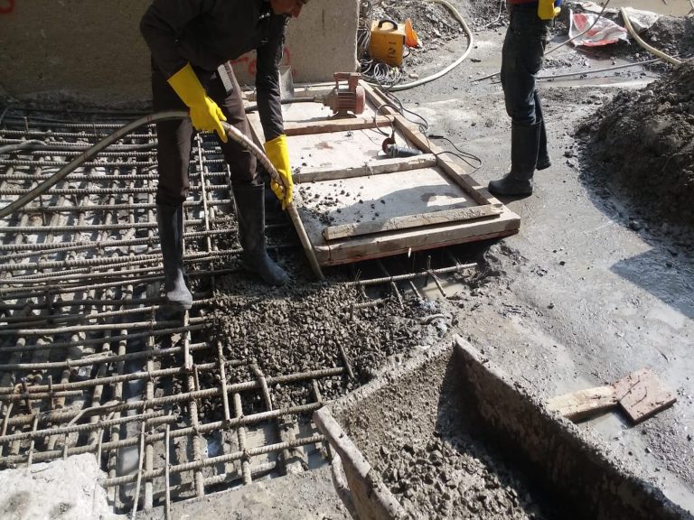 Middle Bhotekoshi Venus Construction m60 concrete work3